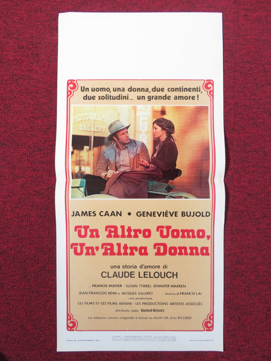 ANOTHER MAN, ANOTHER CHANCE ITALIAN LOCANDINA POSTER JAMES CAAN 1977 - Rendezvous Cinema