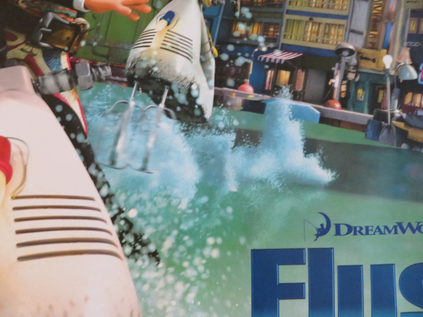 FLUSHED AWAY - C UK QUAD ROLLED POSTER HUGH JACKMAN KATE WINSLET 2006