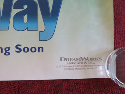 FLUSHED AWAY - C UK QUAD ROLLED POSTER HUGH JACKMAN KATE WINSLET 2006