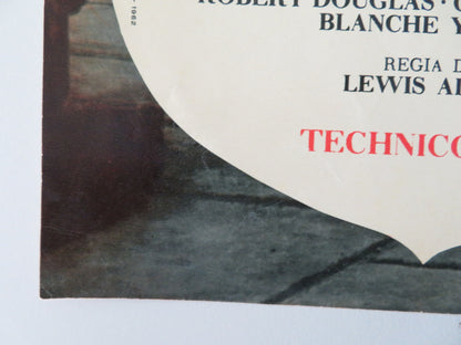 AT SWORDS POINT ITALIAN FOTOBUSTA POSTER CORNEL WILDE MAUREEN O'HARA 1966 - Rendezvous Cinema