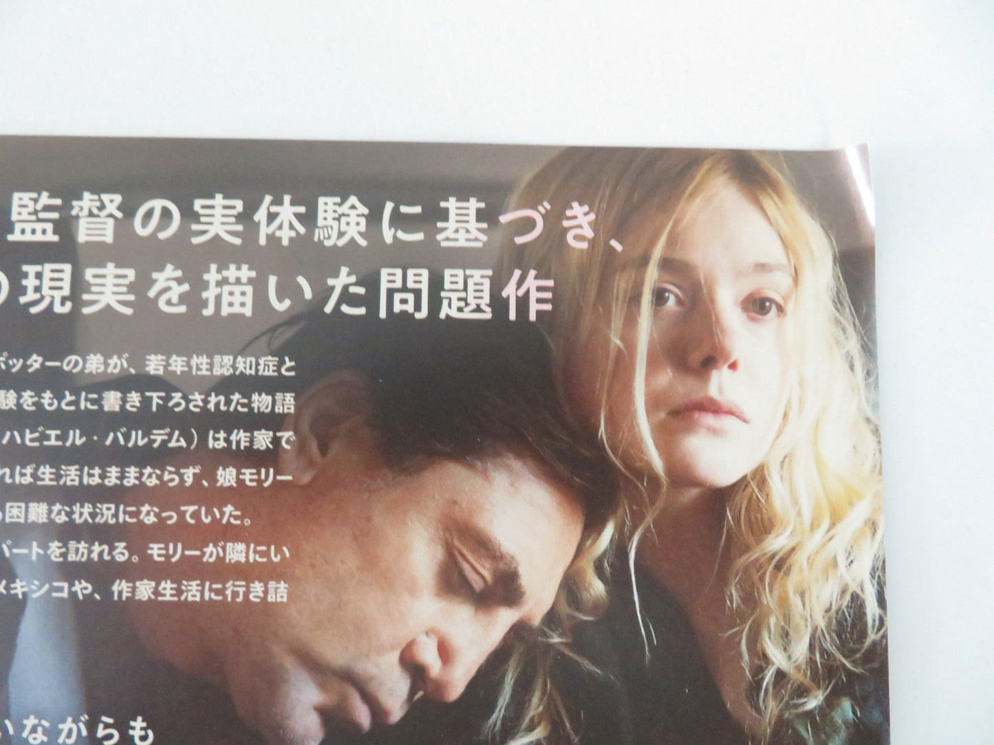 THE ROADS NOT TAKEN JAPANESE CHIRASHI (B5) POSTER ELLE FANNING J.BARDEM 2020 - Rendezvous Cinema