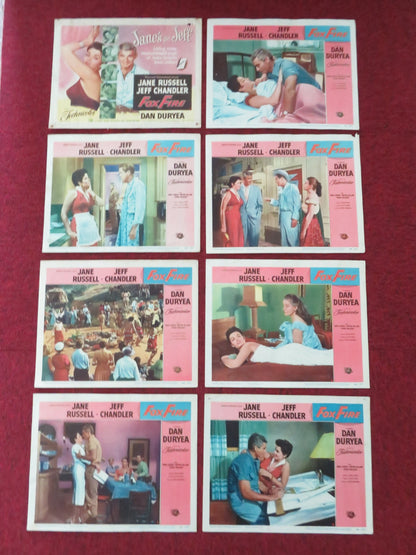 FOXFIRE US LOBBY CARD FULL SET JANE RUSSELL JEFF CHANDLER 1955 - Rendezvous Cinema