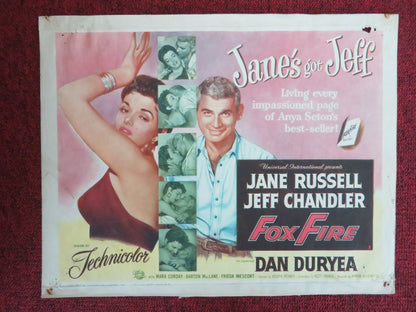 FOXFIRE US LOBBY CARD FULL SET JANE RUSSELL JEFF CHANDLER 1955 - Rendezvous Cinema
