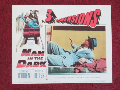 MAN IN THE DARK US LOBBY CARD FULL SET EDMOND O'BRIEN AUDREY TOTTER 1953 - Rendezvous Cinema