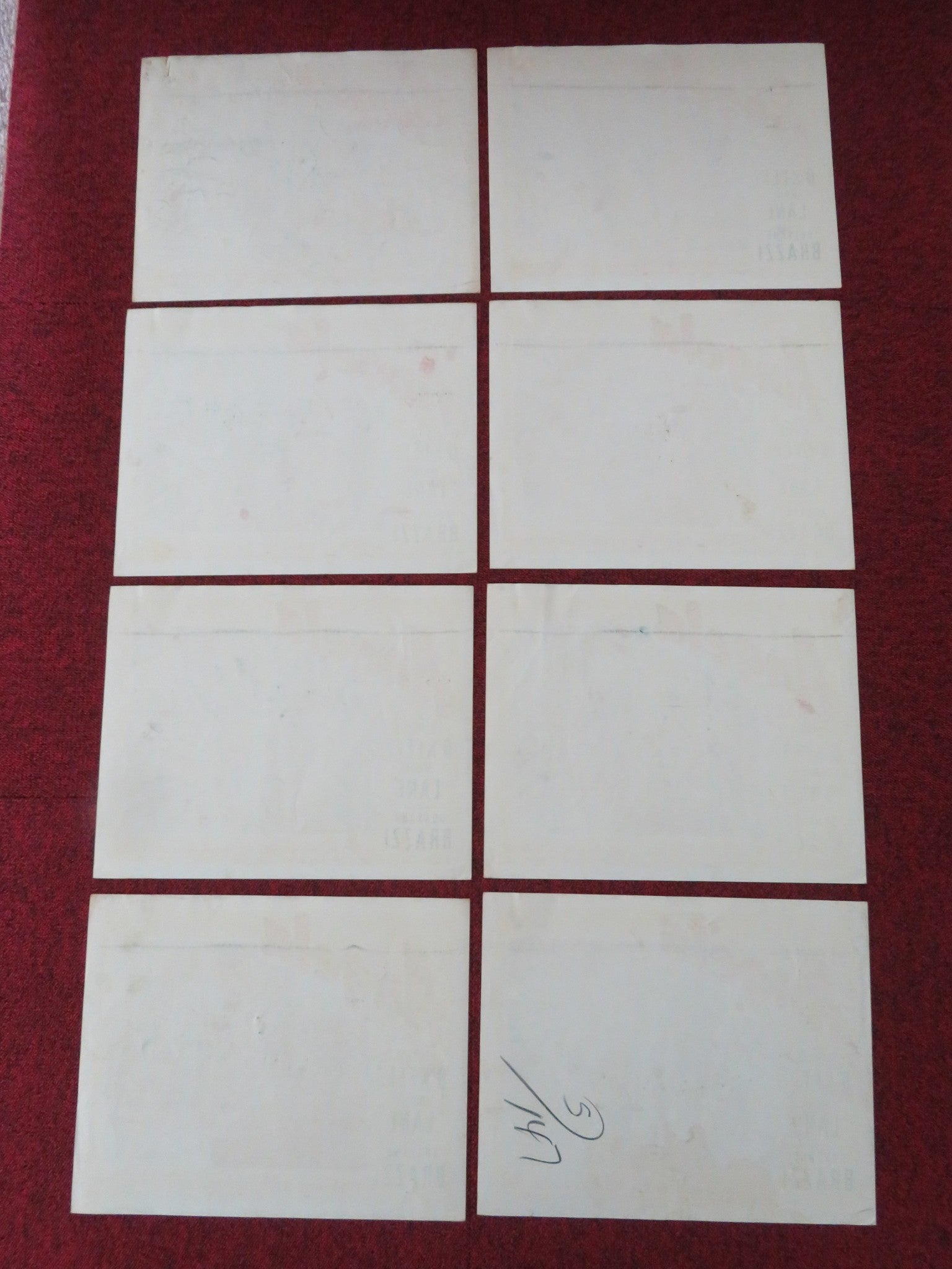 ANGELA US LOBBY CARD FULL SET DENNIS O'KEEFE MARA LANE 1955 - Rendezvous Cinema