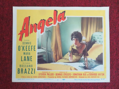 ANGELA US LOBBY CARD FULL SET DENNIS O'KEEFE MARA LANE 1955 - Rendezvous Cinema