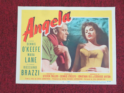 ANGELA US LOBBY CARD FULL SET DENNIS O'KEEFE MARA LANE 1955 - Rendezvous Cinema