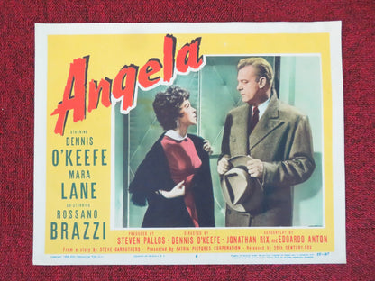 ANGELA US LOBBY CARD FULL SET DENNIS O'KEEFE MARA LANE 1955 - Rendezvous Cinema