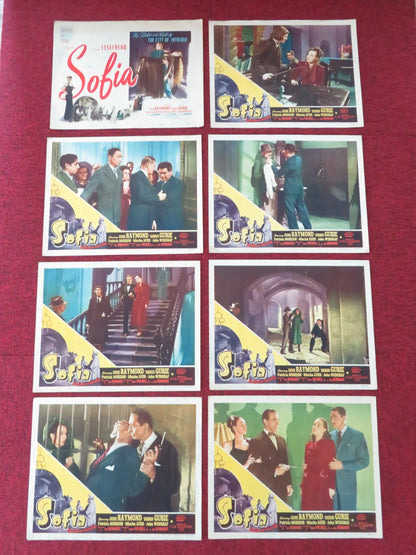SOFIA US LOBBY CARD FULL SET GENE RAYMOND SIGRID GURIE 1948 - Rendezvous Cinema