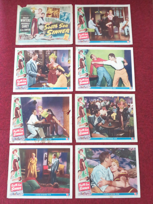 SOUTH SEA SINNER US LOBBY CARD FULL SET SHELLEY WINTERS MACDONALLD CAREY 1949 - Rendezvous Cinema