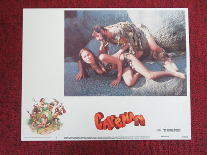 CAVEMAN US LOBBY CARD FULL SET RINGO STARR DENNIS QUAID 1981 - Rendezvous Cinema