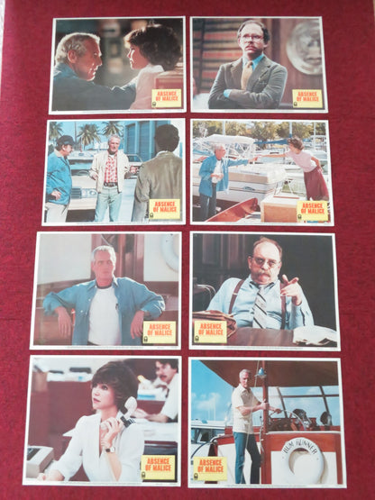 ABSENCE OF MALICE US LOBBY CARD FULL SET PAUL NEWMAN SALLY FIELD 1981 - Rendezvous Cinema