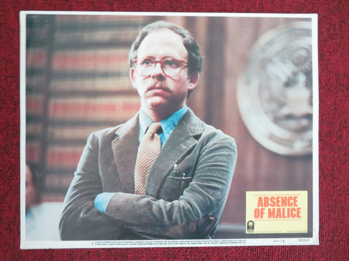 ABSENCE OF MALICE US LOBBY CARD FULL SET PAUL NEWMAN SALLY FIELD 1981 - Rendezvous Cinema