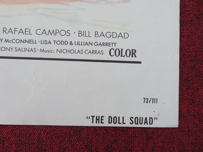 THE DOLL SQUAD FOLDED US ONE SHEET POSTER MICHAEL ANSARA FRANCINE YORK 1973 - Rendezvous Cinema
