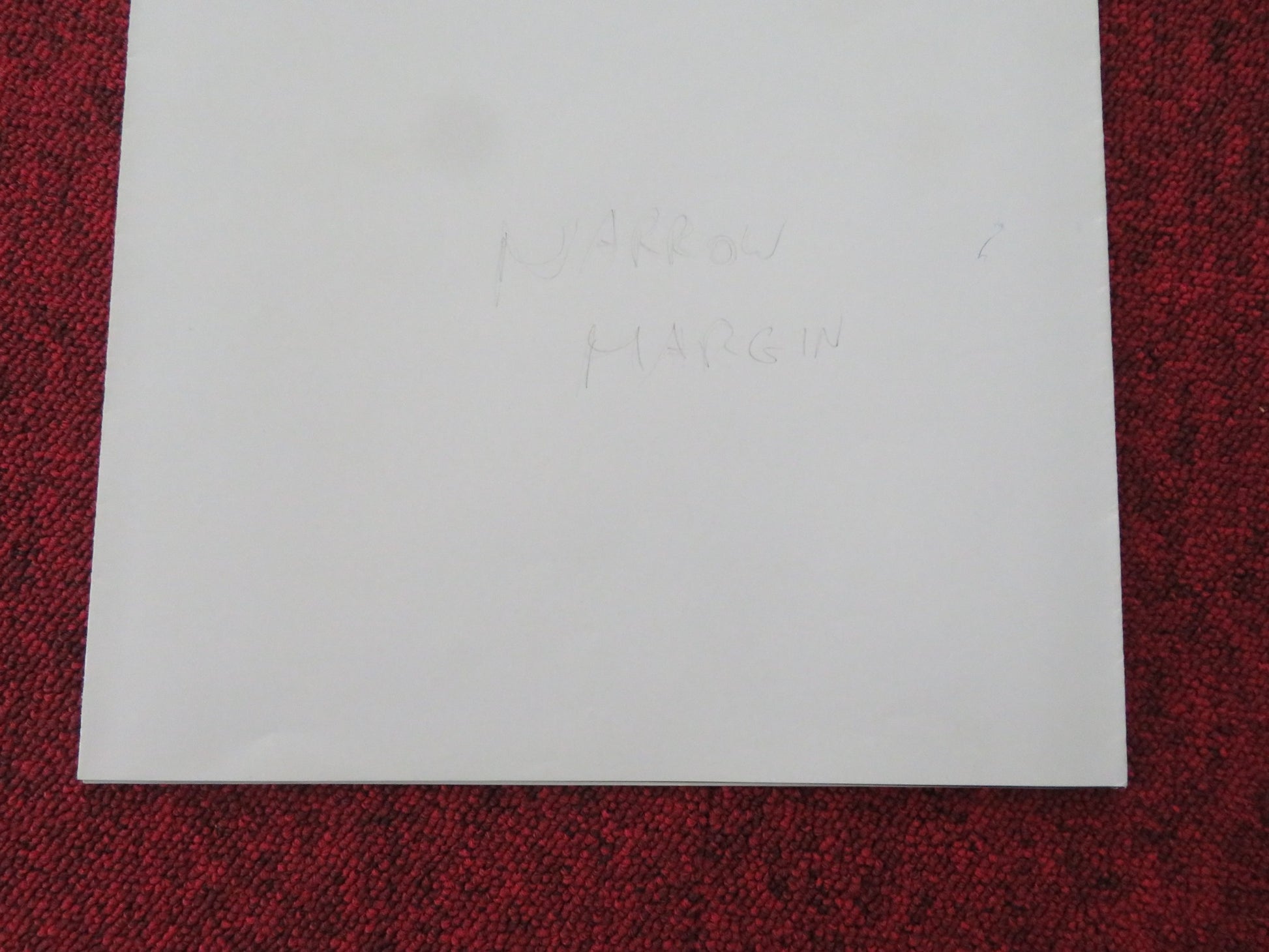 NARROW MARGIN FOLDED US ONE SHEET POSTER GENE HACKMAN ANNE ARCHER 1990 - Rendezvous Cinema