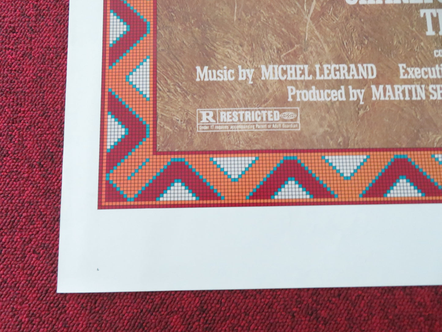 THE MOUNTAIN MEN -B FOLDED US ONE SHEET POSTER CHARLTON HESTON BRIAN KEITH 1980 - Rendezvous Cinema