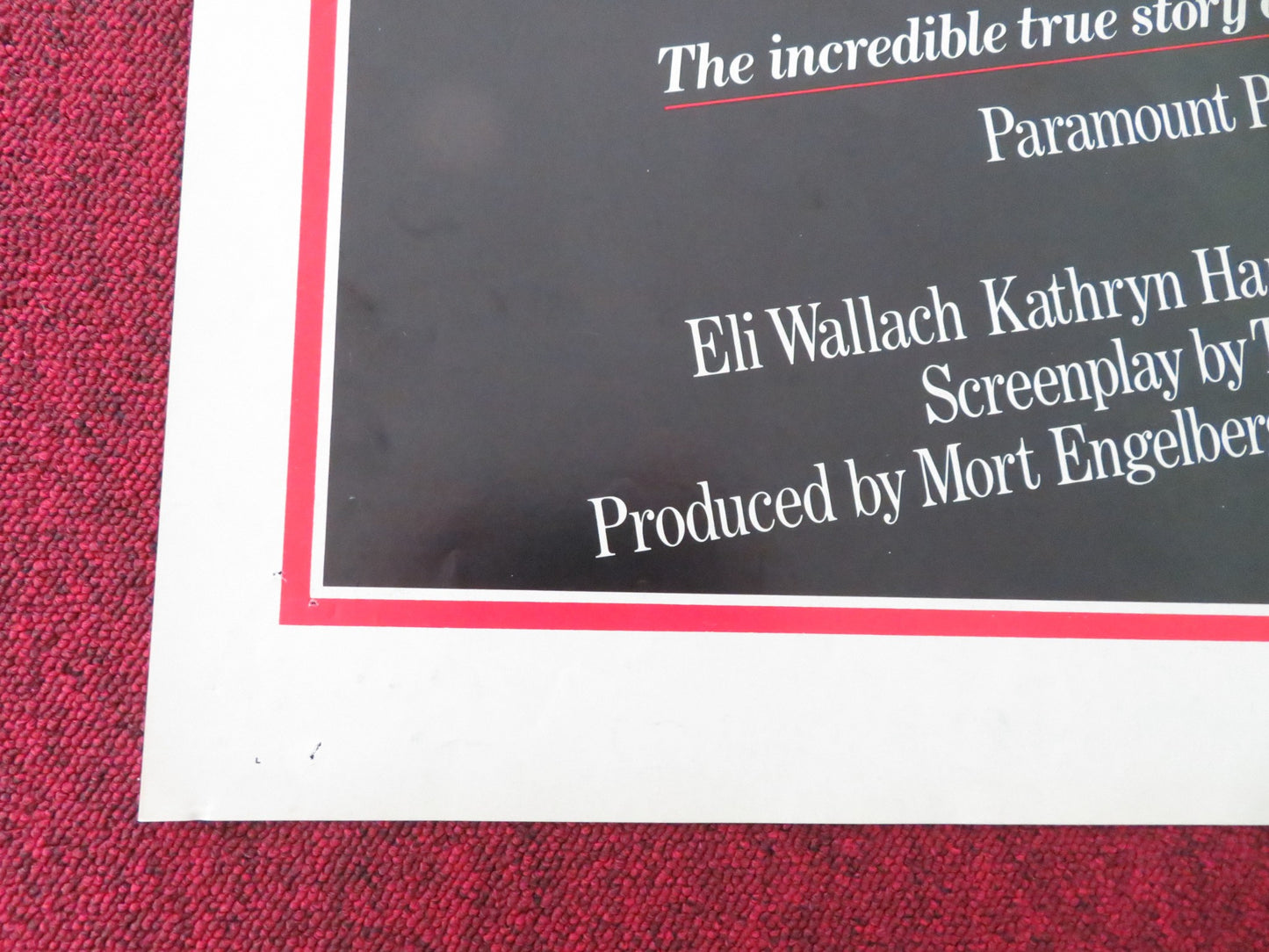 THE HUNTER FOLDED US ONE SHEET POSTER STEVE MCQUEEN ELI WALLACH 1980 - Rendezvous Cinema