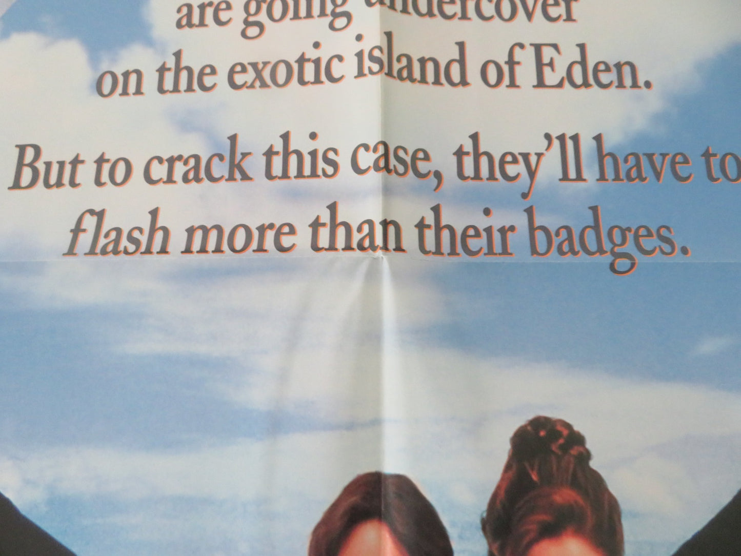 EXIT TO EDEN FOLDED US ONE SHEET POSTER DAN AYKROYD DANA DELANY 1994 - Rendezvous Cinema