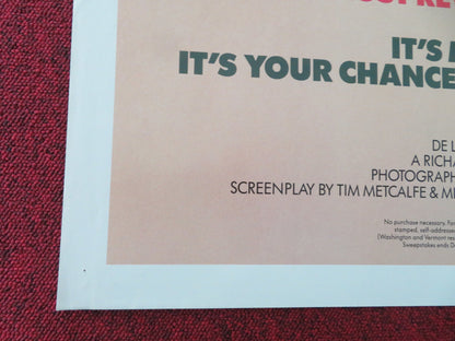 MILLION DOLLAR MYSTERY - B FOLDED US ONE SHEET POSTER EDDIE DEEZEN 1987 - Rendezvous Cinema