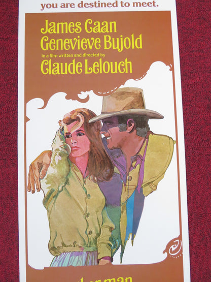 ANOTHER MAN ANOTHER CHANCE- B US INSERT POSTER JAMES CAAN BUJOLD 1977 - Rendezvous Cinema