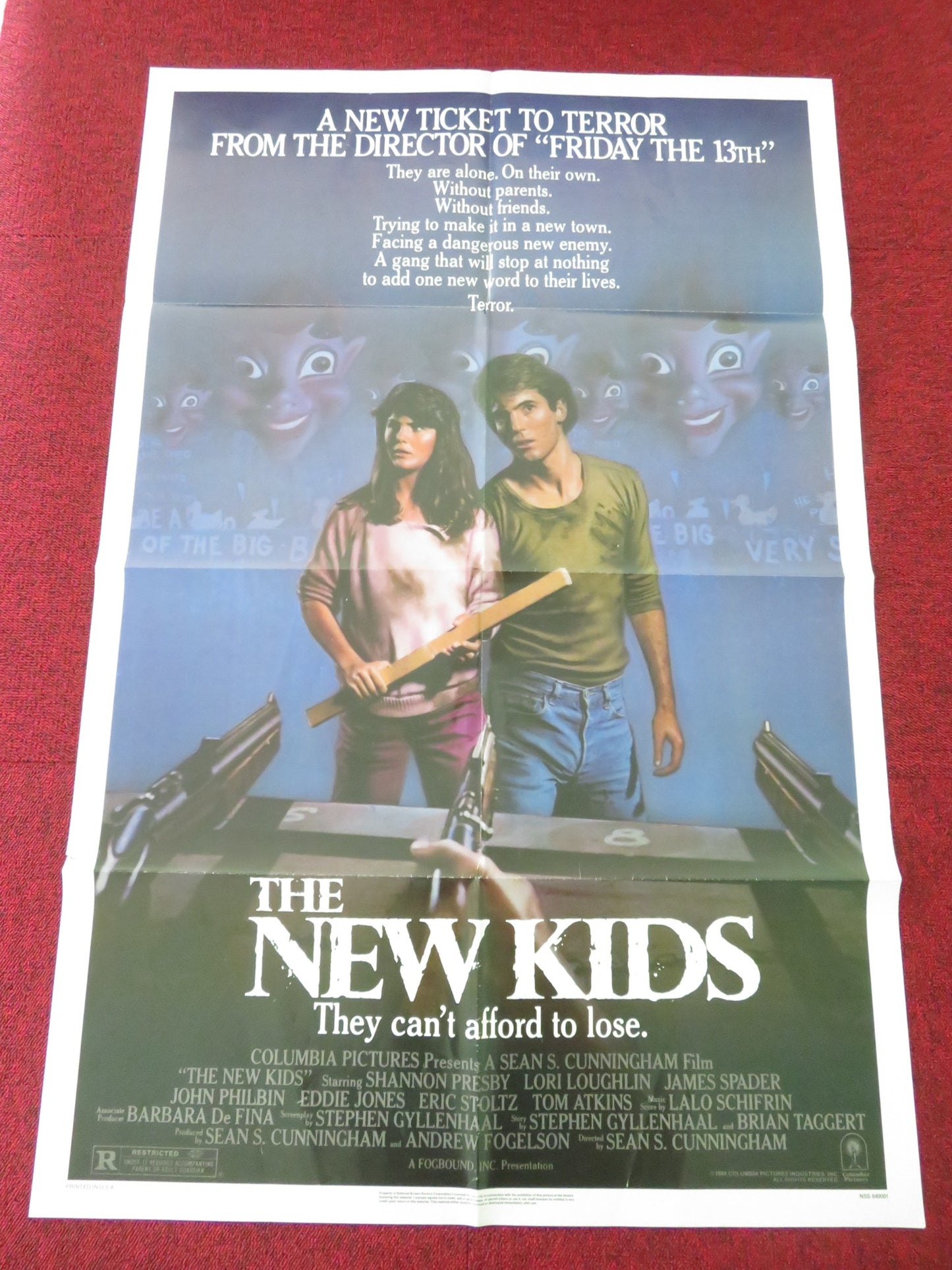 THE NEW KIDS FOLDED US ONE SHEET POSTER SHANNON PRESBY JAMES SPADER 1984 - Rendezvous Cinema