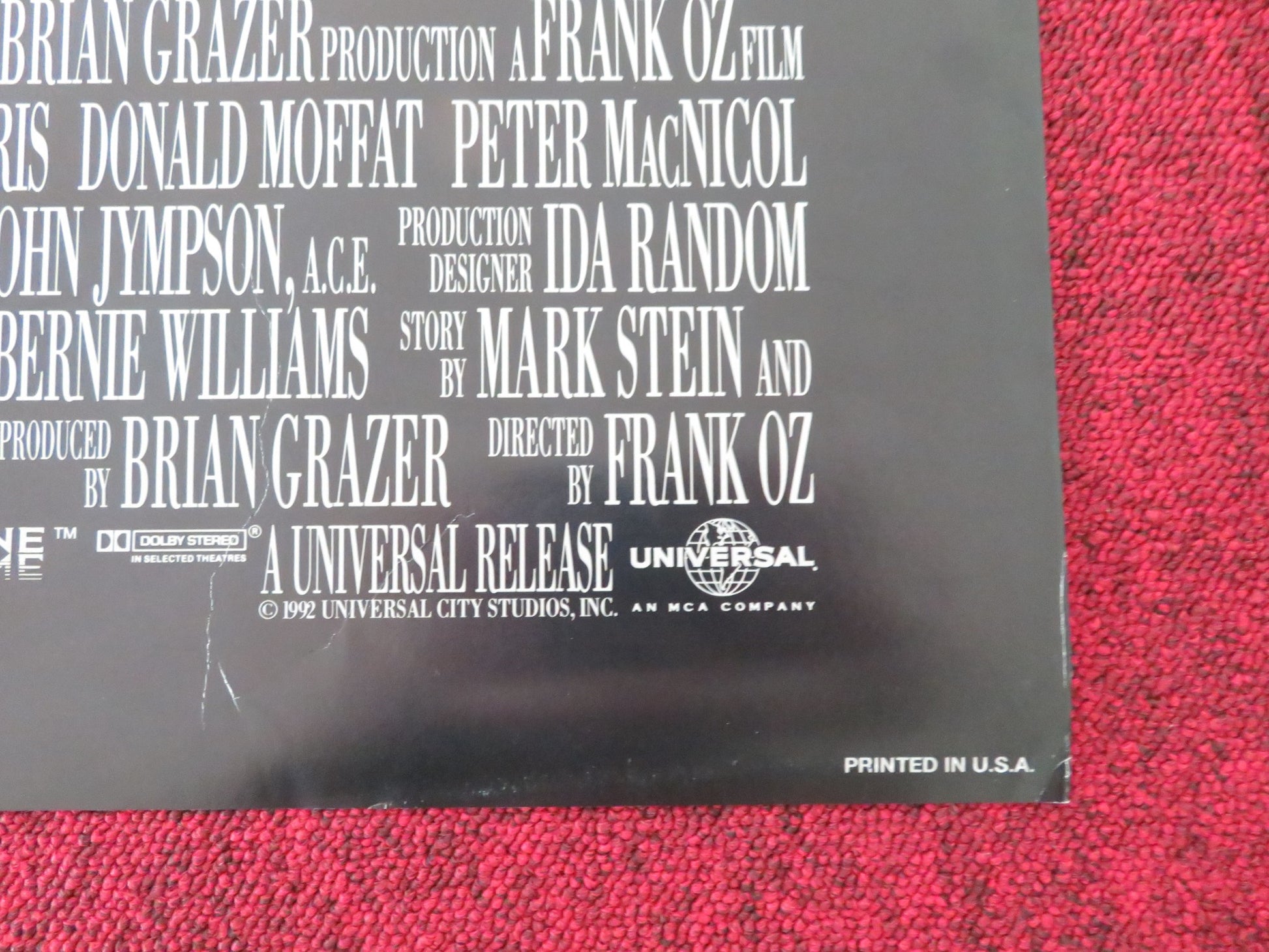 HOUSESITTER FOLDED US ONE SHEET POSTER STEVE MARTIN GOLDIE HAWN 1992 - Rendezvous Cinema