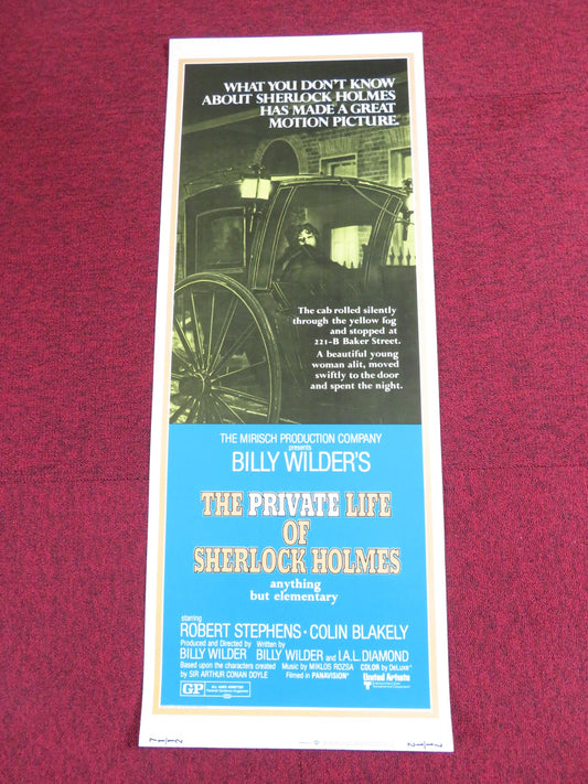 THE PRIVATE LIFE OF SHERLOCK HOLMES US INSERT POSTER ROBERT STEPHENS 1970