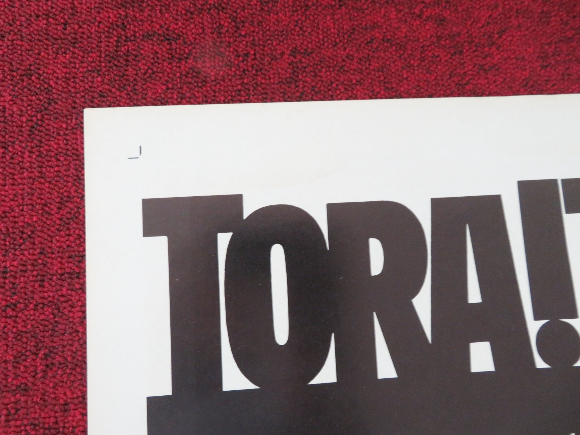 TORA! TORA! TORA! FOLDED US ONE SHEET POSTER MARTIN BALSAM JASON ROBARDS 1970 - Rendezvous Cinema