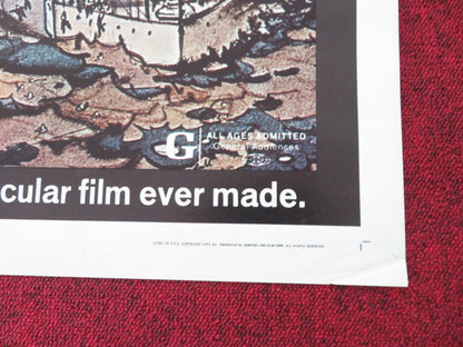 TORA! TORA! TORA! FOLDED US ONE SHEET POSTER MARTIN BALSAM JASON ROBARDS 1970 - Rendezvous Cinema