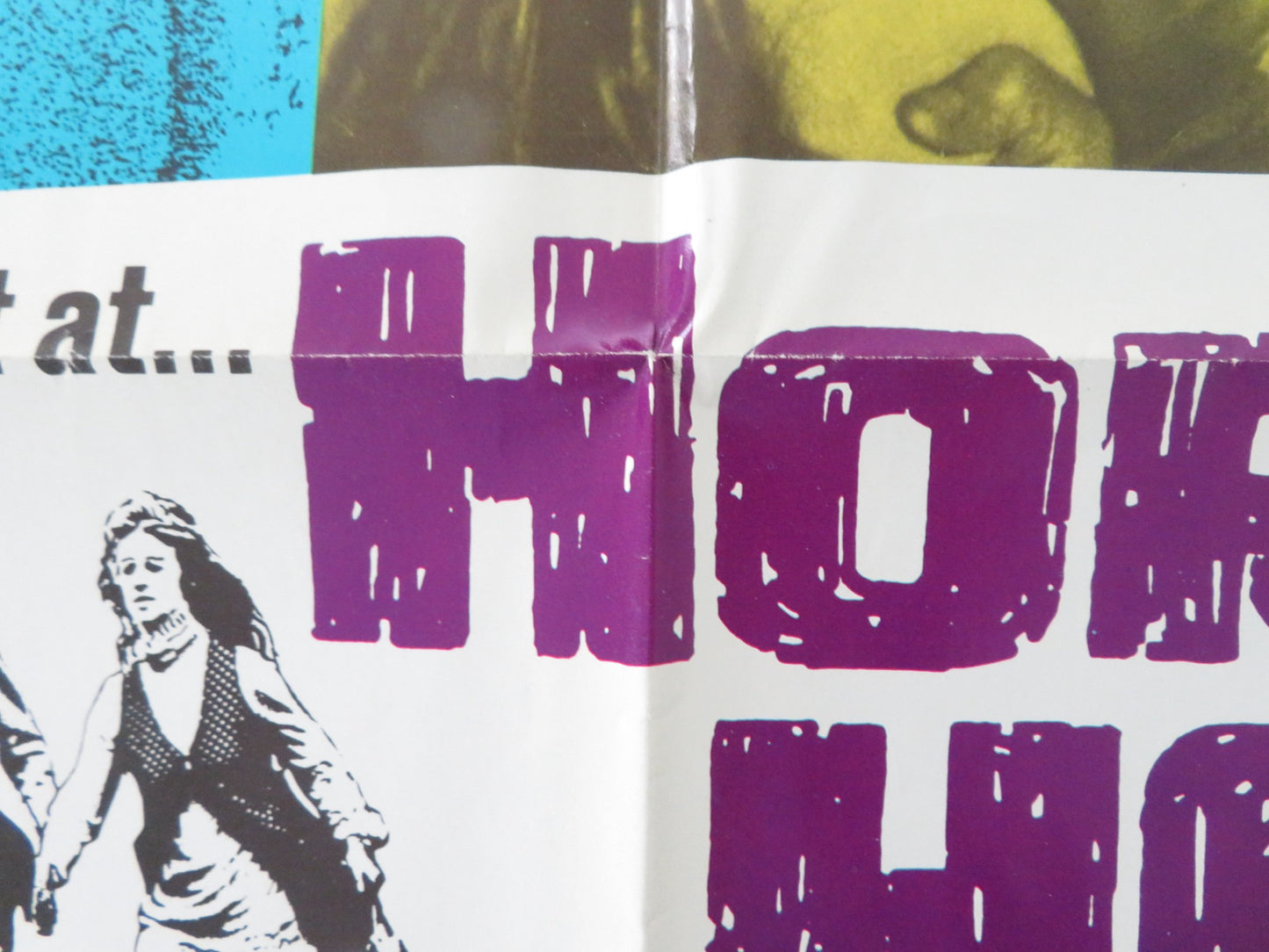 HORROR HOUSE FOLDED US ONE SHEET POSTER FRANKIE AVALON JILL HAWORTH 1970 - Rendezvous Cinema