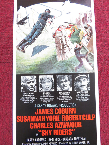 SKYRIDERS US INSERT POSTER JAMES CORBURN ROBERT CULP 1976 - Rendezvous Cinema