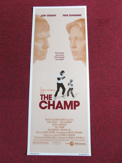 THE CHAMP US INSERT POSTER JON VOIGHT FAYE DUNAWAY 1979 - Rendezvous Cinema