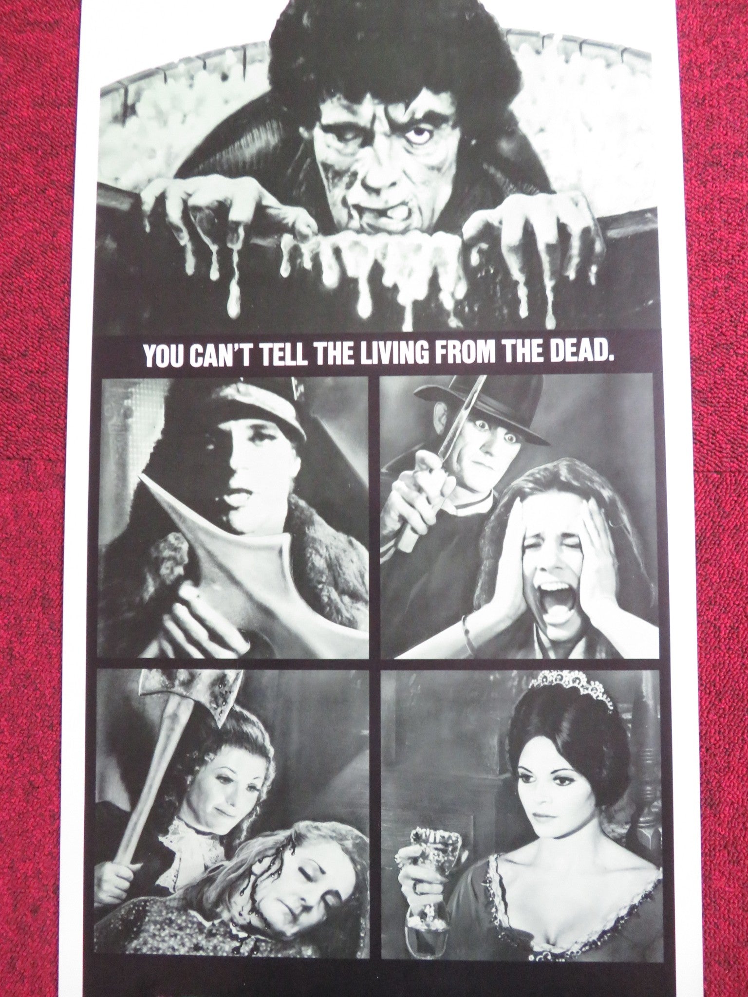 TERROR IN THE WAX MUSEUM US INSERT POSTER RAY MILLAND ELSA LANCHESTER 1973 - Rendezvous Cinema