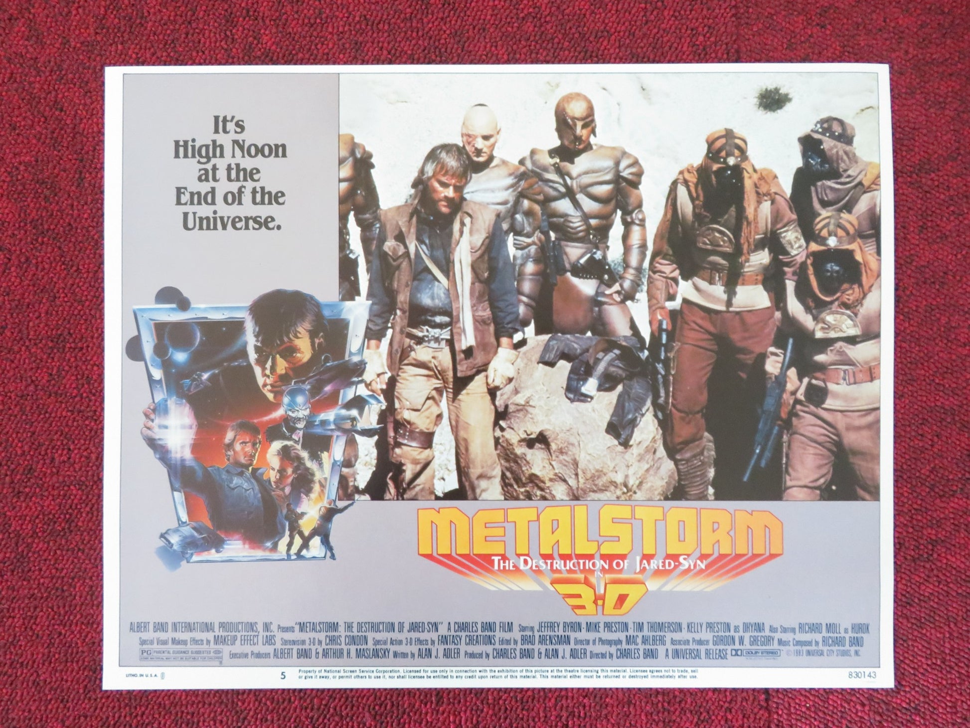METALSTORM: THE DESTRUCTION OF JARED-SYN IN 3D US LOBBY CARD FULL SET 1983 - Rendezvous Cinema