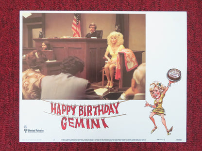 HAPPY BIRTHDAY, GEMINI US LOBBY CARD FULL SET MADELINE KAHN RITA MORENO 1980 - Rendezvous Cinema
