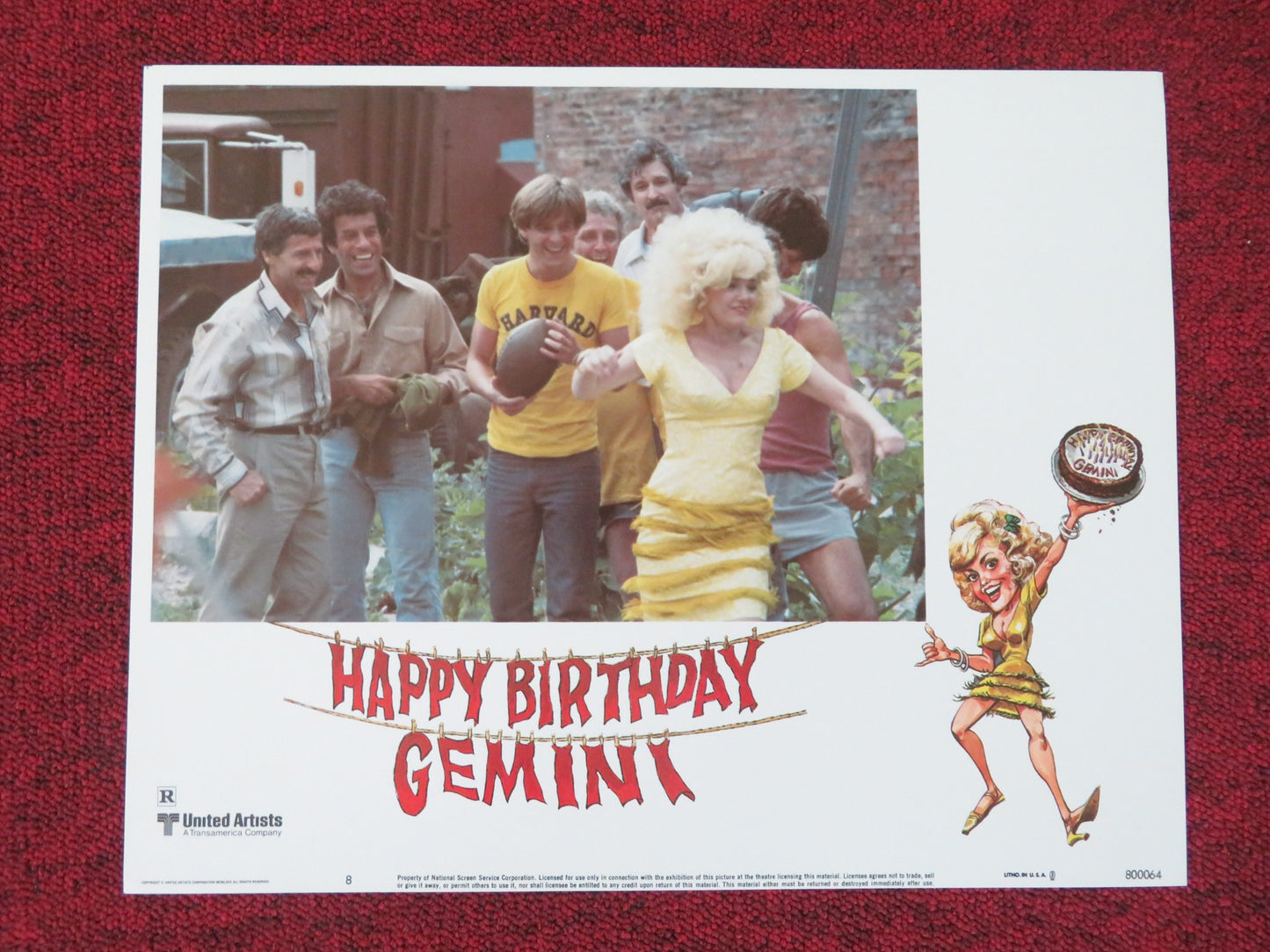 HAPPY BIRTHDAY, GEMINI US LOBBY CARD FULL SET MADELINE KAHN RITA MORENO 1980 - Rendezvous Cinema