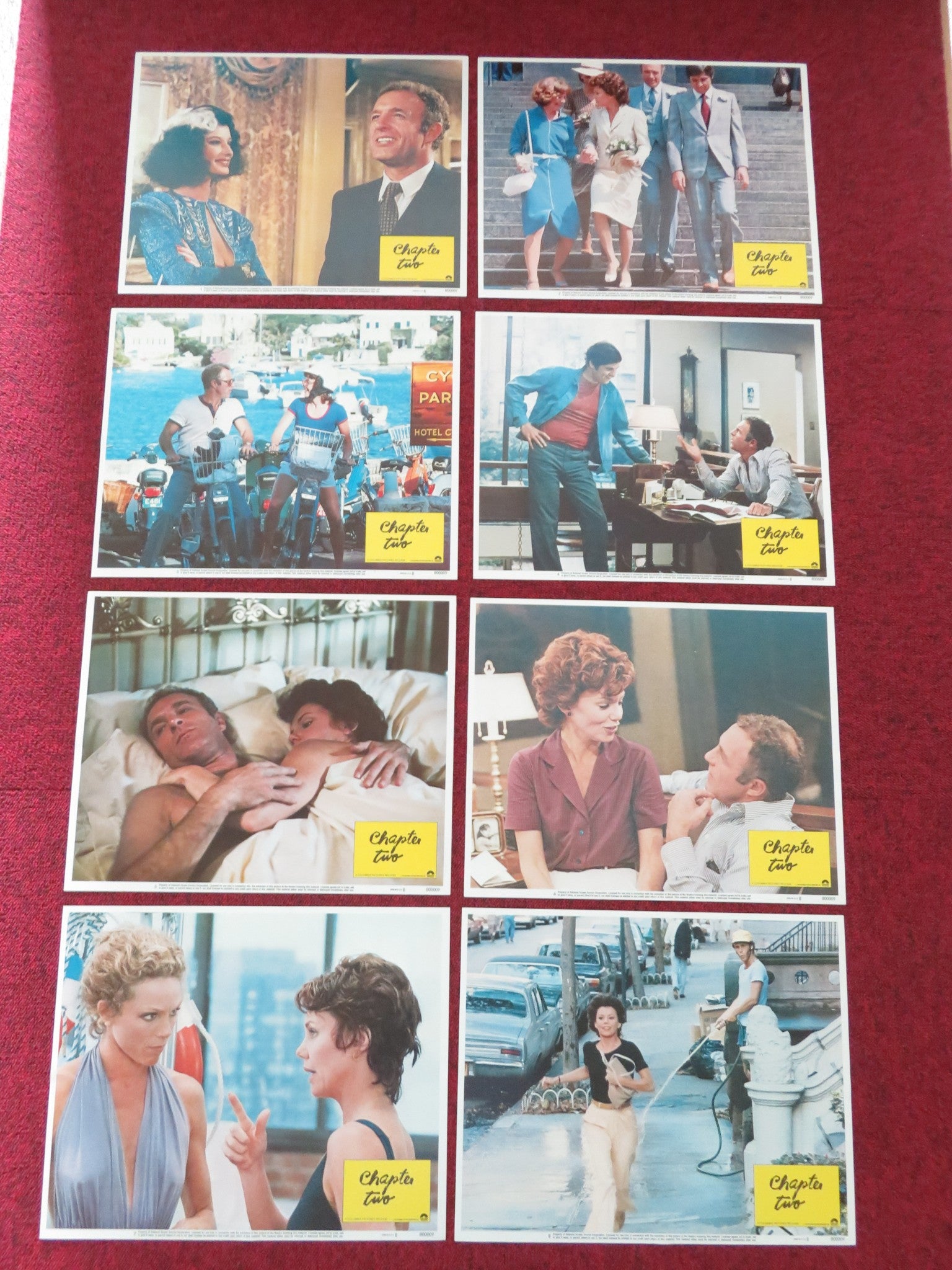 CHAPTER TWO US LOBBY CARD FULL SET JAMES CAAN MARSHA MASON 1979 - Rendezvous Cinema