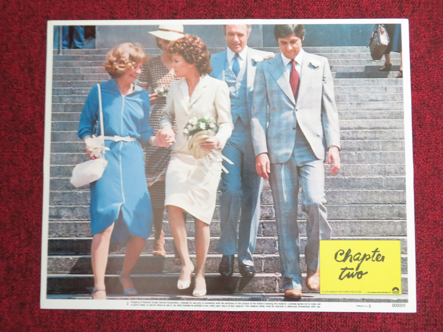 CHAPTER TWO US LOBBY CARD FULL SET JAMES CAAN MARSHA MASON 1979 - Rendezvous Cinema