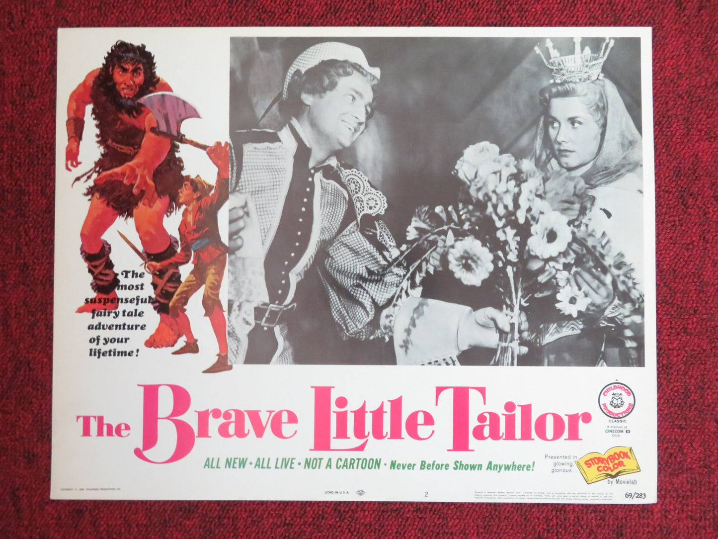 THE BRAVE LITTLE TAILOR US LOBBY CARD FULL SET KURT SCHMIDTCHEN 1969 - Rendezvous Cinema