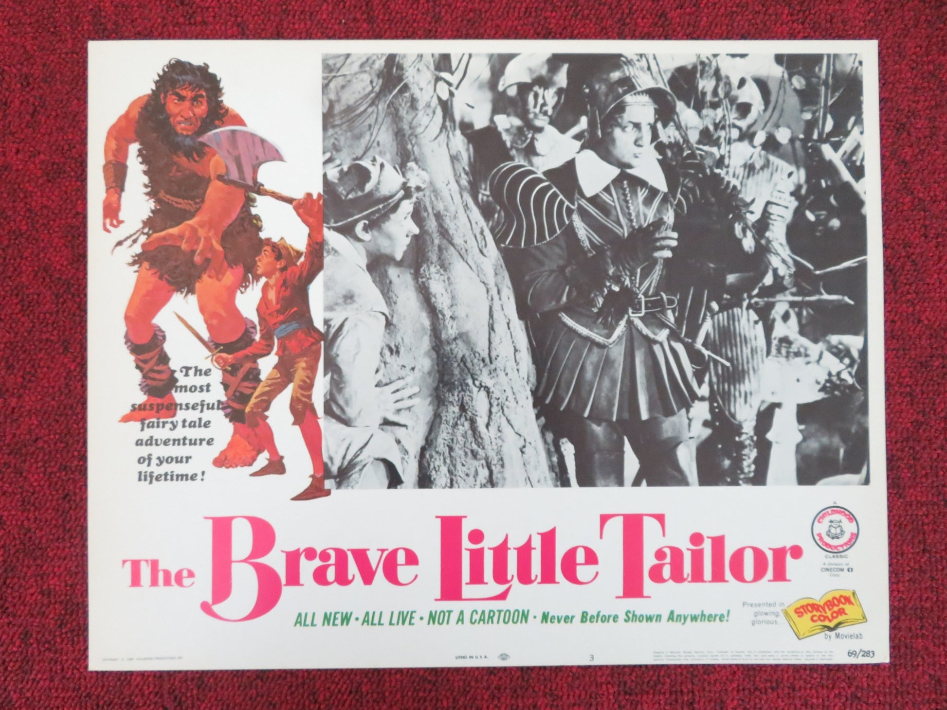 THE BRAVE LITTLE TAILOR US LOBBY CARD FULL SET KURT SCHMIDTCHEN 1969 - Rendezvous Cinema