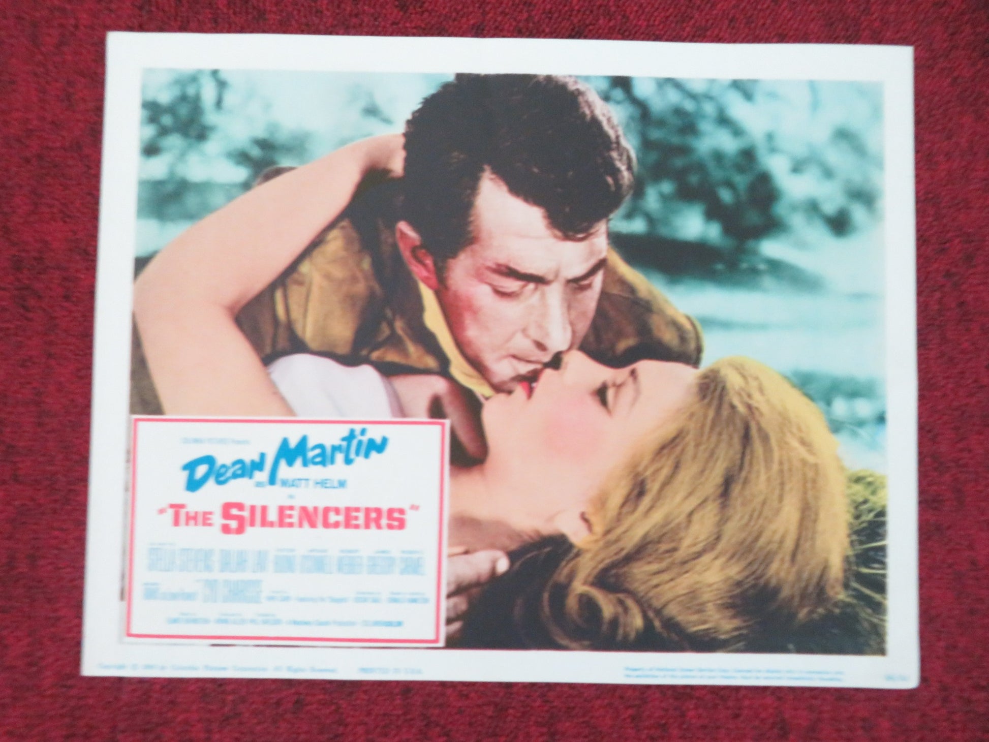 THE SILENCERS US LOBBY CARD FULL SET DEAN MARTIN STELLA STEVENS 1966 - Rendezvous Cinema