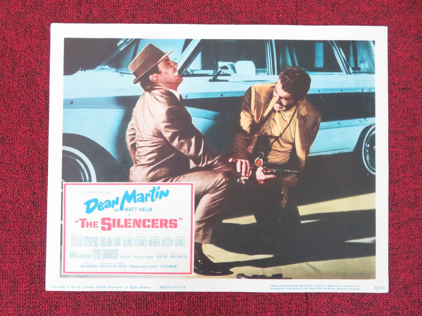 THE SILENCERS US LOBBY CARD FULL SET DEAN MARTIN STELLA STEVENS 1966 - Rendezvous Cinema