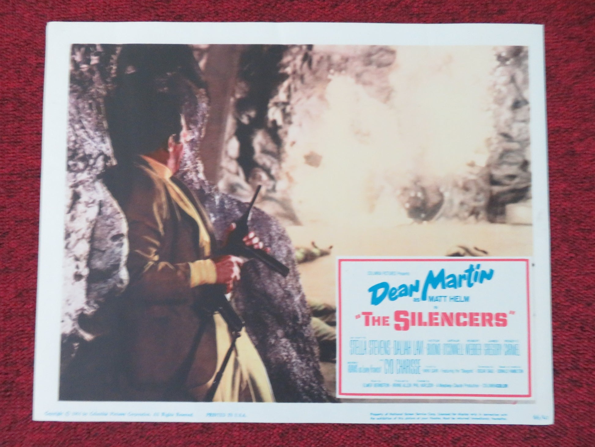 THE SILENCERS US LOBBY CARD FULL SET DEAN MARTIN STELLA STEVENS 1966 - Rendezvous Cinema