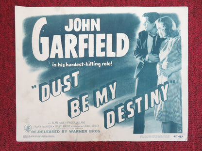 DUST BE MY DESTINY US LOBBY CARD FULL SET JOHN GARFIELD PRISCILLA LANE 1947 - Rendezvous Cinema