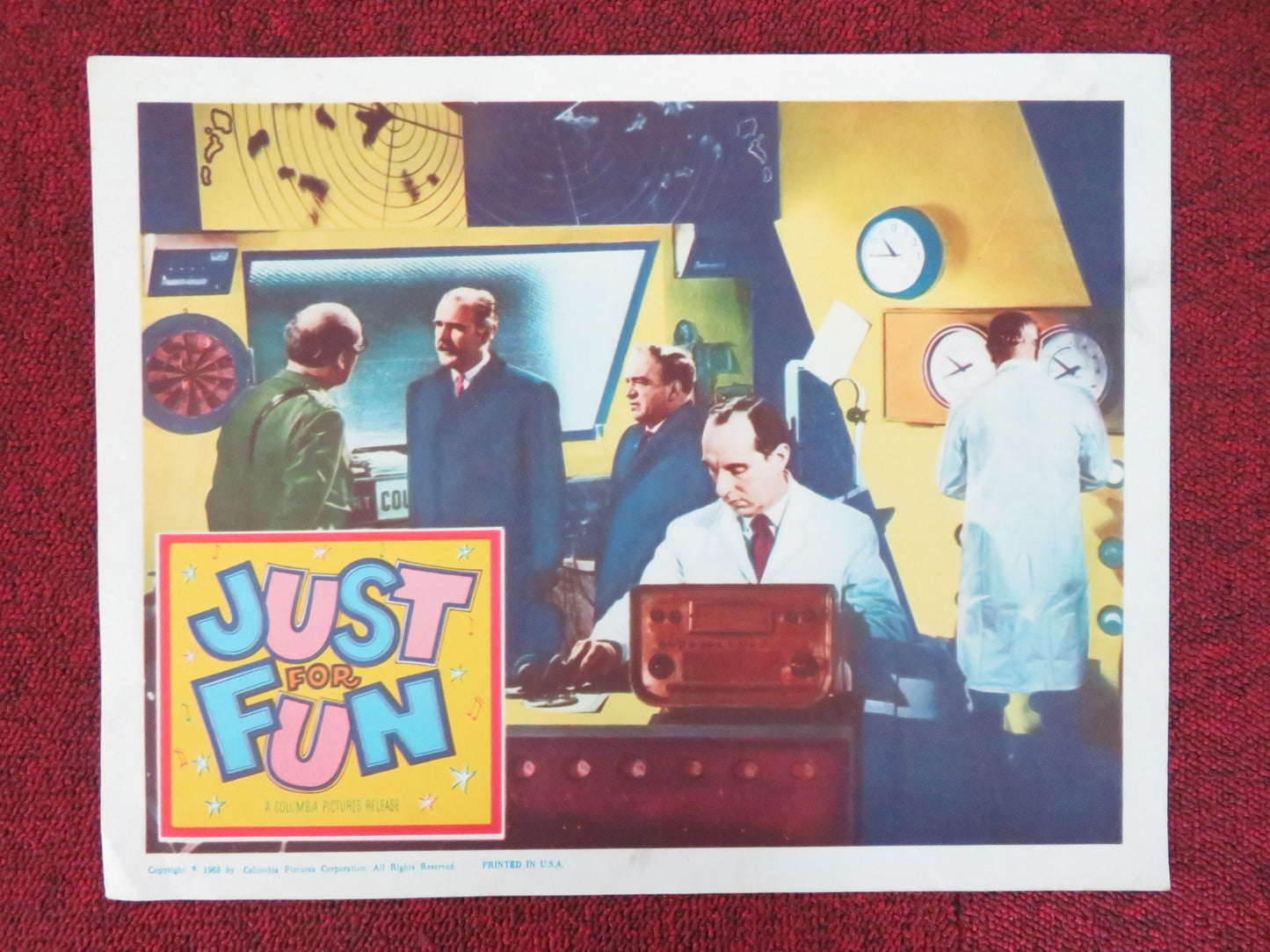 JUST FOR FUN US LOBBY CARD FULL SET BOBBY VEE THE CRICKETS 1963 - Rendezvous Cinema