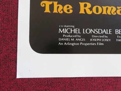 THE ROMANTIC ENGLISHWOMAN US TRI FOLDED ONE SHEET ROLLED POSTER G. JACKSON 1975 - Rendezvous Cinema