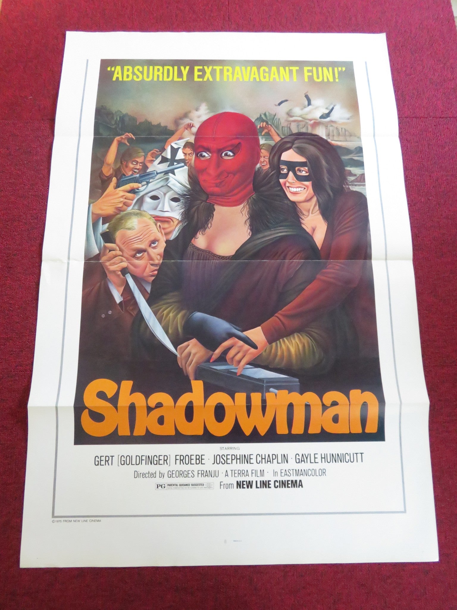 SHADOWMAN US TRI FOLDED ONE SHEET ROLLED POSTER SUSAN GAYLE HUNNICUTT 1974 - Rendezvous Cinema