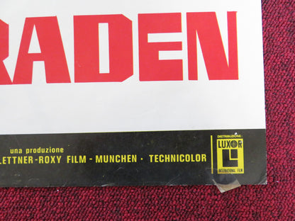 ALL PEOPLE WILL BE BROTHERS - A ITALIAN FOTOBUSTA POSTER HARALD LEIPNITZ 1973 - Rendezvous Cinema