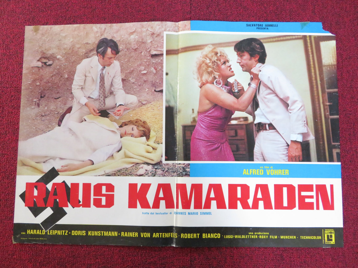 ALL PEOPLE WILL BE BROTHERS - B ITALIAN FOTOBUSTA POSTER HARALD LEIPNITZ 1973 - Rendezvous Cinema