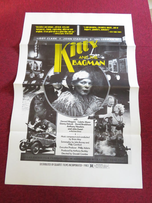 KITTY AND THE BAGMAN US TRI FOLDED ONE SHEET ROLLED POSTER LIDDY CLARK 1983 - Rendezvous Cinema